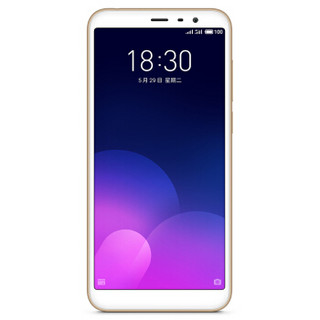 MEIZU 魅族 魅蓝 6T 4G手机 3GB+32GB 香槟金