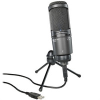 Audio-technica 铁三角 AT2020USB+ 手持电容麦克风