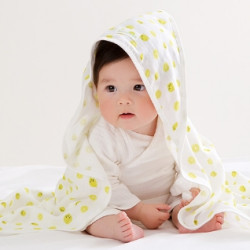 PurCotton 全棉时代 婴幼儿纯棉纱布抱被 80*80cm 