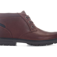ROCKPORT 乐步 男士真皮系带短靴
