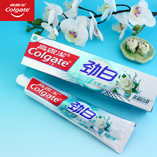 Colgate 高露洁 劲白牙膏 竹炭薄荷+柠檬矿物盐+茉莉白茶 120g 6支装 