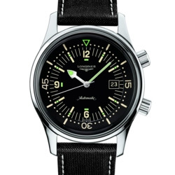 LONGINES 浪琴 Heritage 经典复古系列 L3.674.4.50.0 男士复古潜水机械腕表