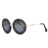 MIU MIU SMU01S 心形图案 女士太阳镜