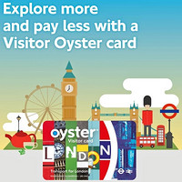 英国伦敦牡蛎卡（Oyster交通卡） 地铁、公交可用 永不过期