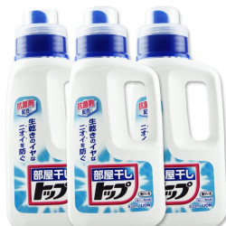 LION 狮王 室内屋内晾干洗衣液 820ml*3瓶装