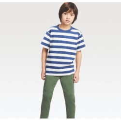 优衣库 UNIQLO 优衣库 406964 儿童条纹圆领T恤