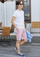优衣库 UNIQLO 优衣库 407600 男士全棉短裤