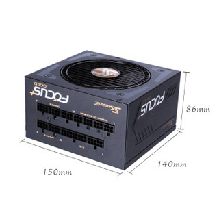 SEASONIC 海韵 FOCUS+ 650FX 额定650W 电源（80PLUS金牌、全模组、十年质保）