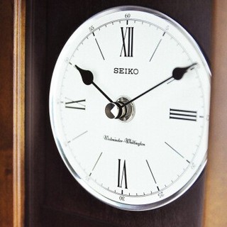 SEIKO 精工 QXQ026B 复古木质座钟