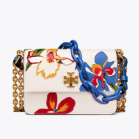 历史低价:TORY BURCH 汤丽柏琦 KIRA FLORAL 女士单肩包 mini款