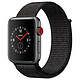 Apple 苹果 Watch Series 3 智能手表 GPS+蜂窝网络款 42毫米 深空灰色铝金属表壳 黑色运动型表带