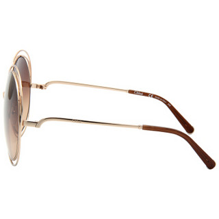  CHLOE 蔻依 女款金色镜框茶色渐变镜片眼镜太阳镜