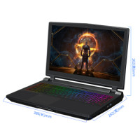Hasee 神舟 战神ZX8-CP7S1 15.6英寸游戏笔记本电脑（i7-8700K、16GB、1TB+256GB、GTX1070 8G）