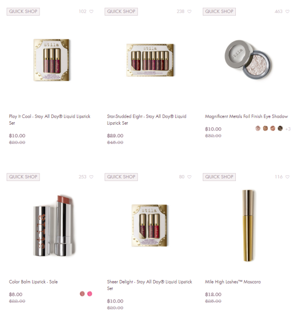 Stila Cosmetics 精选美妆单品促销