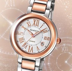 CASIO 卡西欧 SHEEN系列 SHE-4029SGA-7A 女士时装腕表