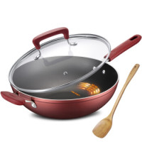 京东PLUS会员:爱仕达 ASD 爱仕达 CL32Y5WT-C 油你控少烟不粘锅 32cm