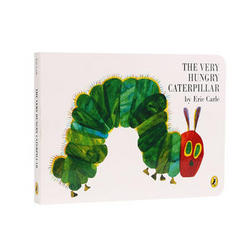 好饿的毛毛虫The Very Hungry Caterpillar 英国进口艾瑞卡尔 撕不烂纸板书（包邮）