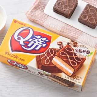 商品orion好丽友q蒂蛋糕摩卡巧克力味168g