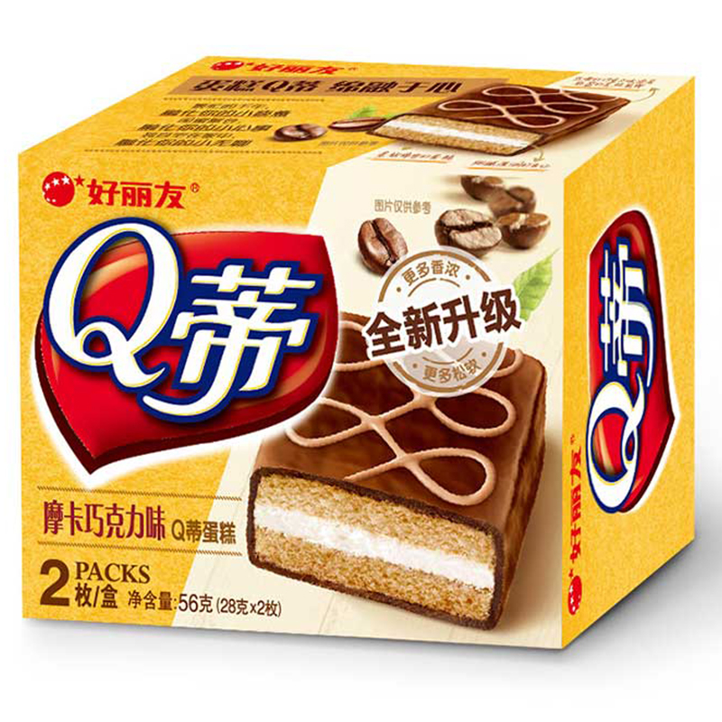 orion 好丽友 q蒂 摩卡巧克力味 2枚 56g多少钱-什么值得买