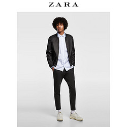 ZARA  03918460800 男士罗纹轻便飞行员外套