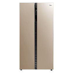美的(Midea)638升 对开门冰箱 智能双变频无霜 铂金净味 大空间节能电冰箱 芙蓉金BCD-638WKPZM(E)
