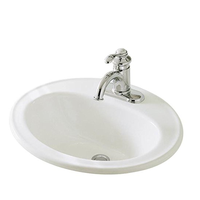 KOHLER 科勒 K-2196T-1 斑宁登修边式台上脸盆