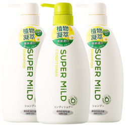 SUPER MILD 惠润 柔净 绿野芳香 洗护套装(洗发水 600ml 2瓶 护发素 600ml)