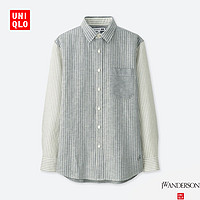 6日0点：UNIQLO 优衣库 JWA PJ 409785 男士麻棉衬衫