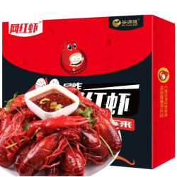 谷源道 虾麻辣小龙虾4-6钱 净虾1kg*2份+太湖银鱼 150g*2份