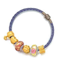 Chow Sang Sang 周生生 Charme Murano Glass 86032B 串珠手链