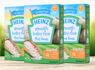 Heinz 亨氏 婴儿营养无糖米粉  3盒