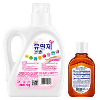 可柔可顺 棉籽柔白柔顺剂1kg*3+威露士消毒液60ml*3