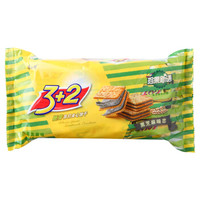 康师傅 3+2 胚芽苏打夹心饼干 黑芝麻味 500g