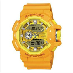 CASIO 卡西欧 G-SHOCK系列 GA-400A-9A 男士手表+叮咚 智能音箱
