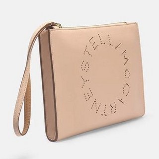 STELLA McCARTNEY Stella Logo 生态仿牛皮手拿包