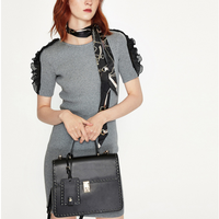 URBAN REVIVO YV30S9FN2001 女士修身针织连衣裙