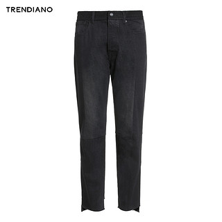 Trendiano 3GI1061970 男士刺绣九分牛仔裤