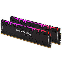 Kingston 金士顿 Predator 掠食者系列 DDR4 2933MHz 台式机内存 灯条 黑色 RGB 16GB 8GB*2 HX429C15PB3AK2/16