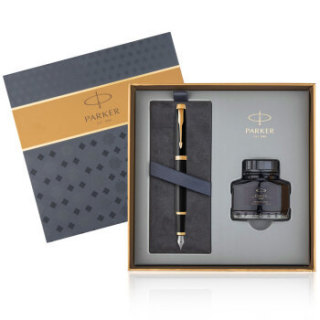 PARKER 派克 纯黑 丽雅金夹钢笔 墨水笔
