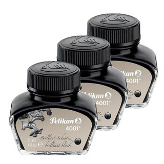 Pelikan 百利金 4001 非碳素墨水 (30ml、亮黑色)