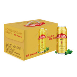 本溪龙山泉 啤酒500ml*12听