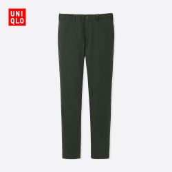 优衣库 UNIQLO 优衣库  400137 男士修身无褶长裤 