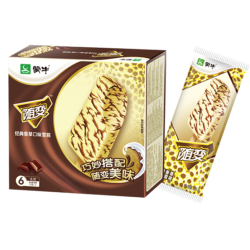 MENGNIU 蒙牛 随变雪糕 经典香草口味 75g*6支 