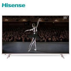 Hisense 海信  HZ55E6T 55英寸 4K超清 HDR智能电视 香槟金