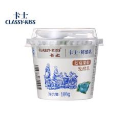 卡士 CLASSY.KISS 蓝莓果粒鲜酪乳酸牛奶 100g*3 共四种口味可选