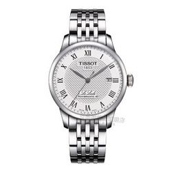 全球购 天梭表(Tissot)手表力洛克系列商务经典机械男表 T006.407.11.033.00