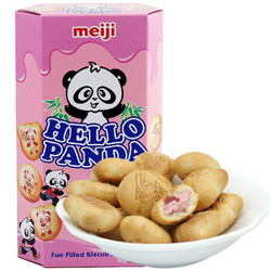 meiji 明治 草莓夹心饼干 50g