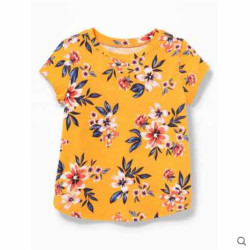 OLD NAVY 老海军 148228-1W 女童全棉印花短袖T恤