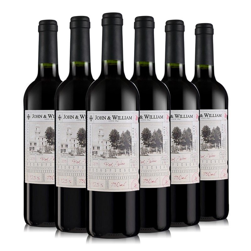vina inigo 宜兰树 约翰威廉干红葡萄酒 750ml*6瓶