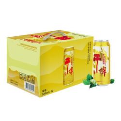 龙山泉 精品干啤 500ml*12罐 *3件